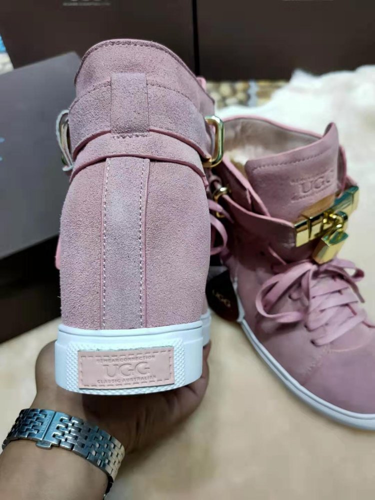 ozwear UGG 프리미엄 소가죽 내부 양털 부츠 001-286475