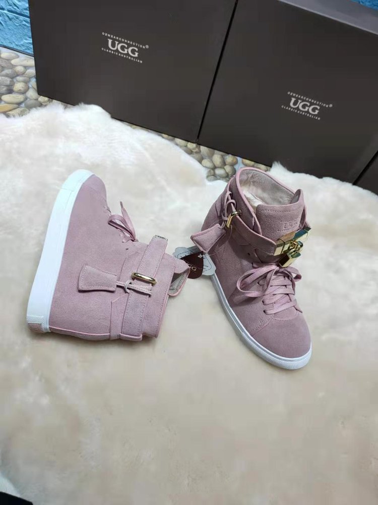 ozwear UGG 프리미엄 소가죽 내부 양털 부츠 001-286475