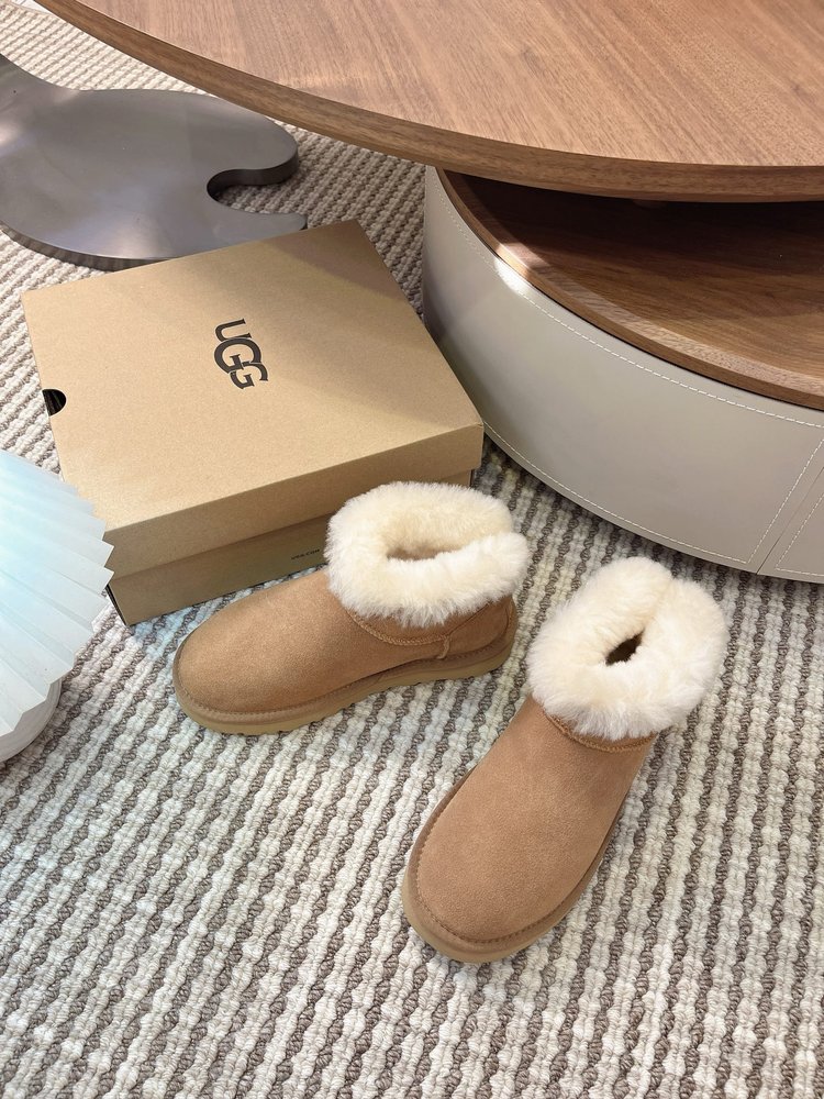 UGG 스웨이드 울 스노우 부츠 001-286484