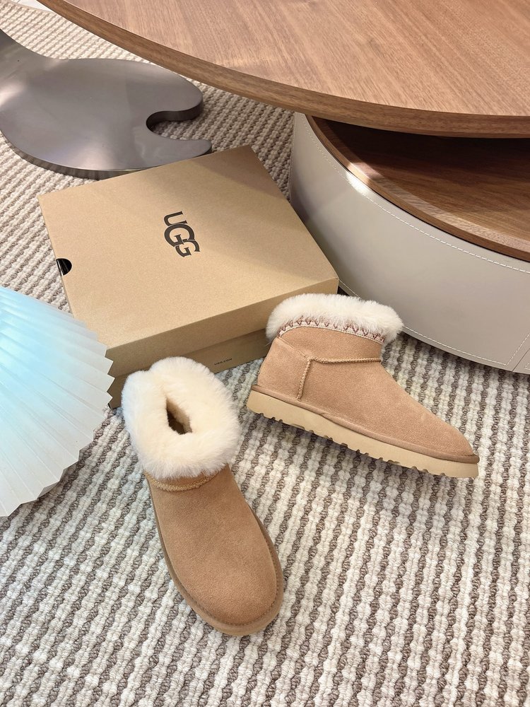 UGG 스웨이드 울 스노우 부츠 001-286484