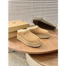 UGG Tazz 두꺼운 밑창 울 털 슬리퍼 001-286490