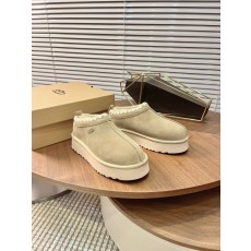 UGG Tazz 오지직 두꺼운 밑창 양모 슬리퍼 001-286491