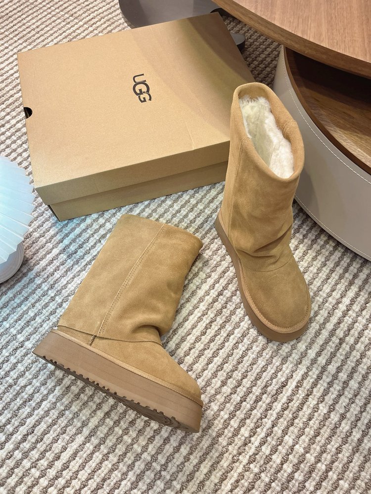 닝이줘 동일 모델 UGG 두꺼운 밑창 스노우부츠 001-286492