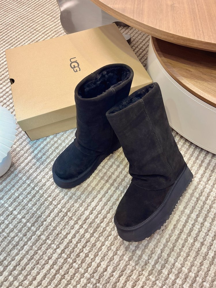 UGG 닝이줘 동계 두꺼운 밑창 스노우부츠 001-286493