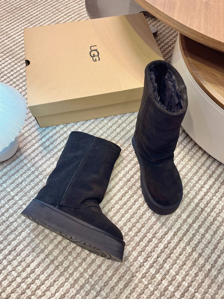 UGG 닝이줘 동계 두꺼운 밑창 스노우부츠 001-286493