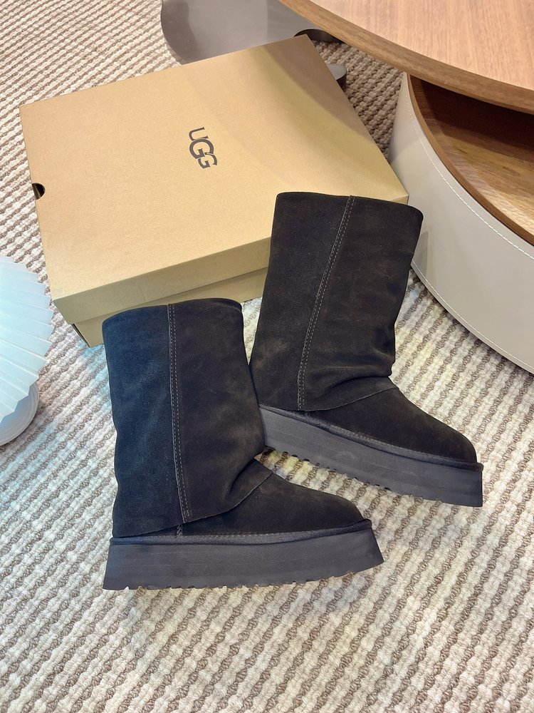 UGG 닝이줘 동계 두꺼운 밑창 스노우부츠 001-286493