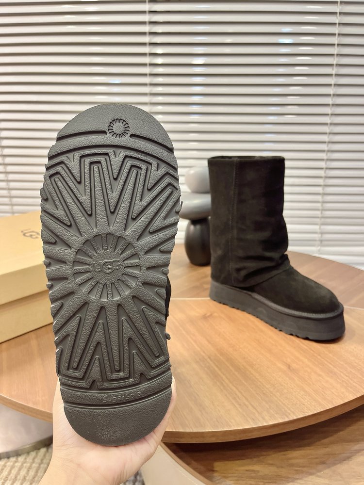 UGG 닝이줘 동계 두꺼운 밑창 스노우부츠 001-286493
