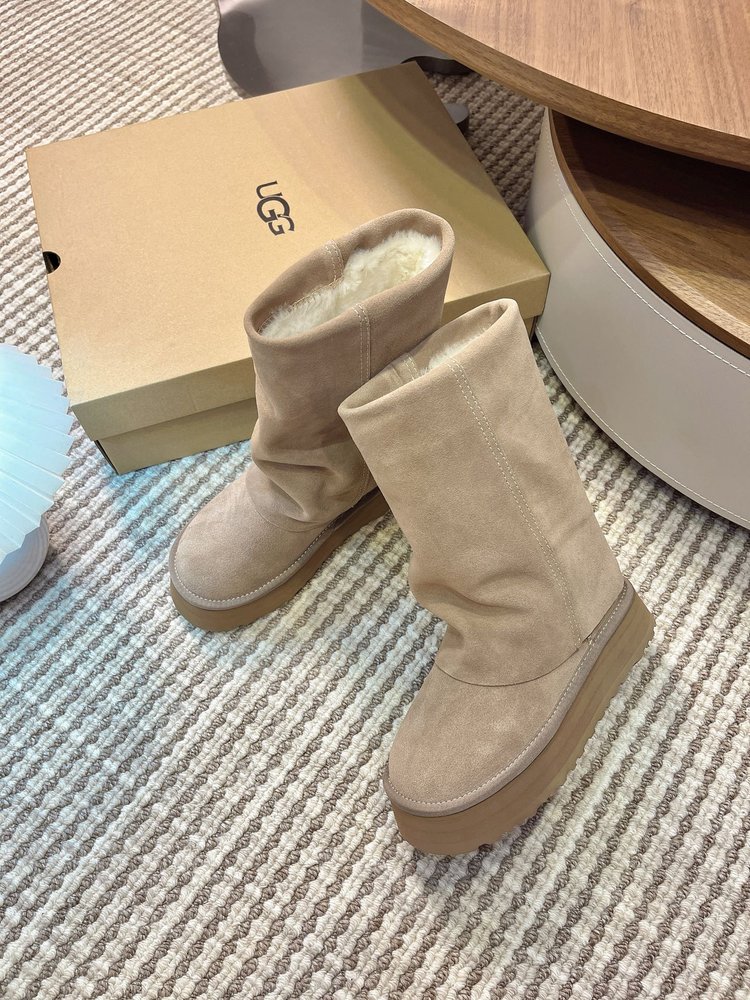 UGG 닝이줘 동일 디자인 두꺼운 밑창 스노우 부츠 001-286494
