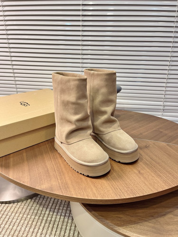 UGG 닝이줘 동일 디자인 두꺼운 밑창 스노우 부츠 001-286494