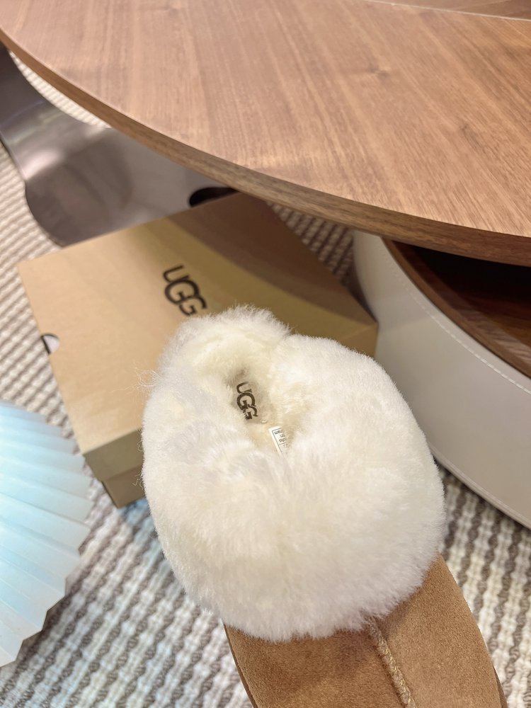 UGG 가을 얇은 바닥 털 슬리퍼 001-286512