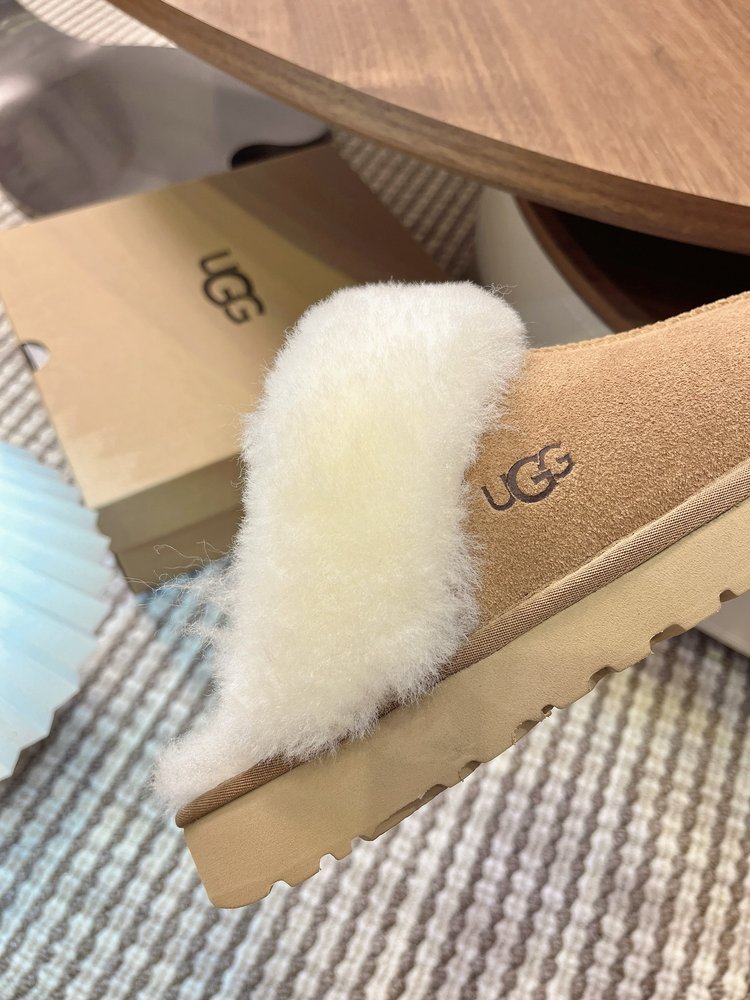 UGG 가을 얇은 바닥 털 슬리퍼 001-286512