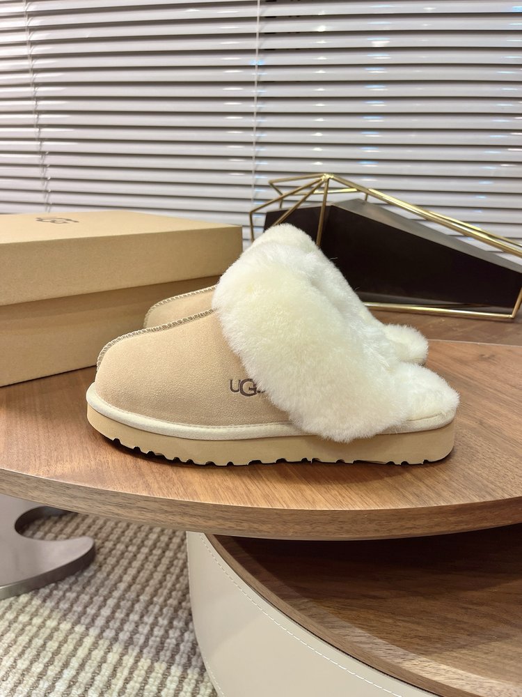 UGG 가을 슬림 밑창 퍼 슬리퍼 001-286514