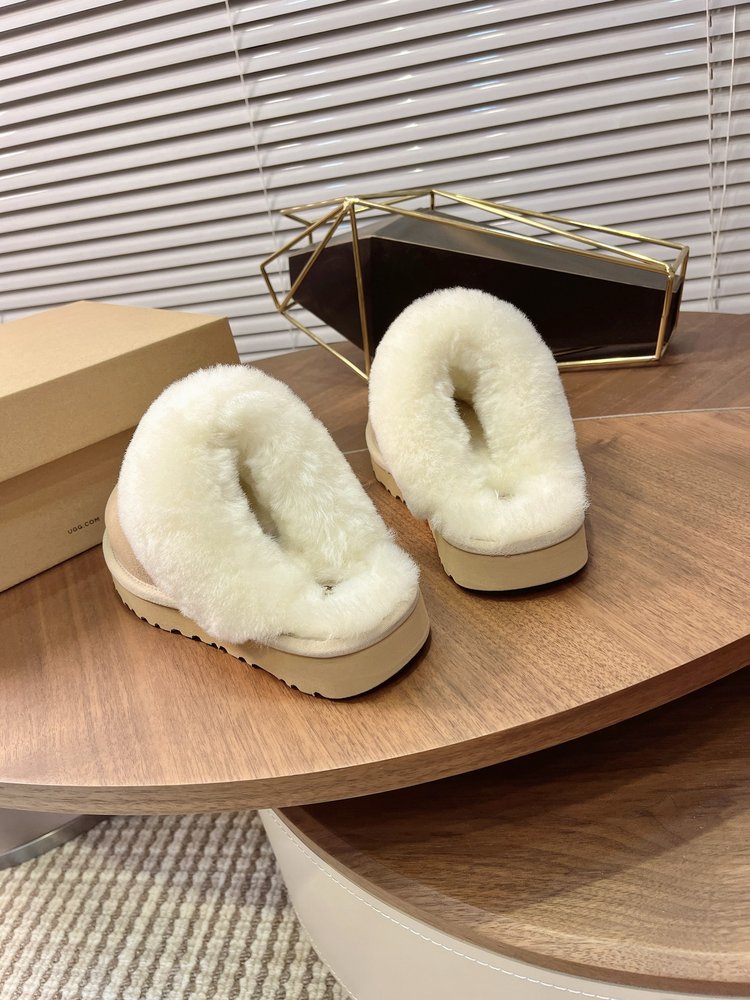 UGG 가을 슬림 밑창 퍼 슬리퍼 001-286514