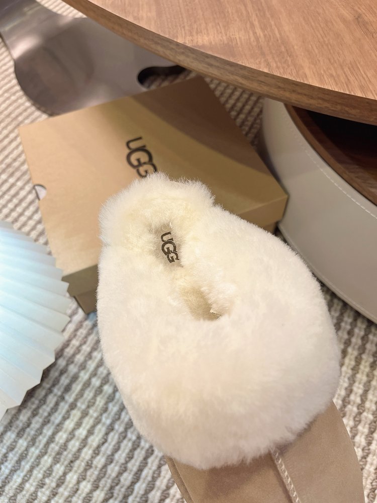 UGG 가을 슬림 밑창 퍼 슬리퍼 001-286514