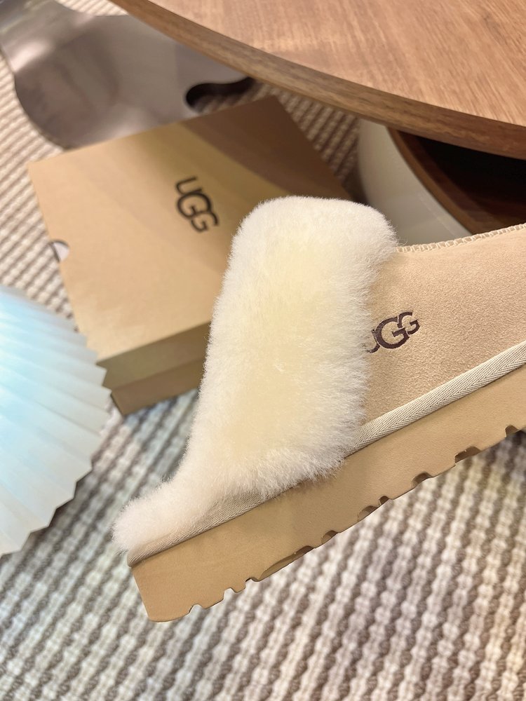 UGG 가을 슬림 밑창 퍼 슬리퍼 001-286514