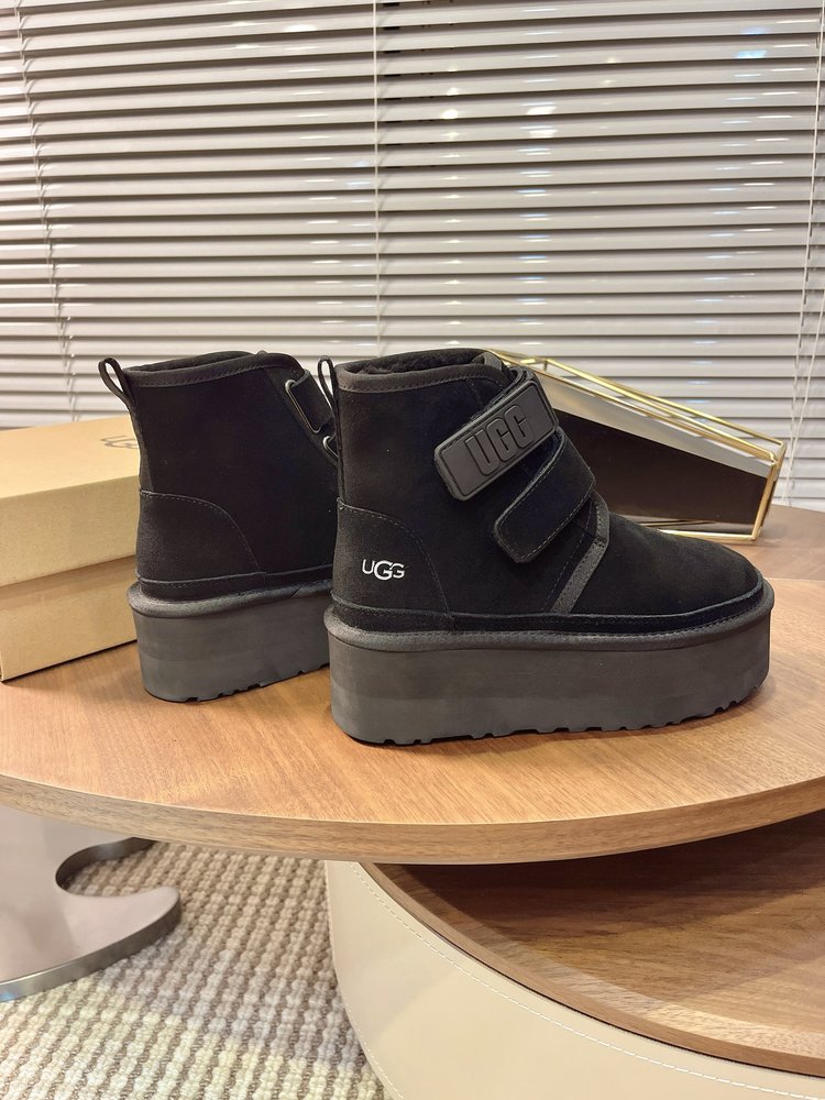 UGG 두꺼운 밑창 더블 매직테이프 스노우 부츠 001-286521