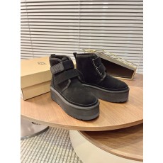 UGG 두꺼운 밑창 더블 매직테이프 스노우 부츠 001-286521