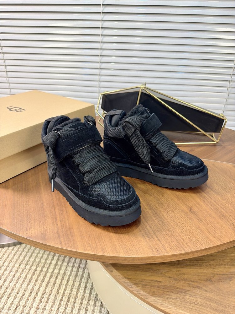 Ugg 메르 굽 하이탑 울 캐주얼 신발 001-286538