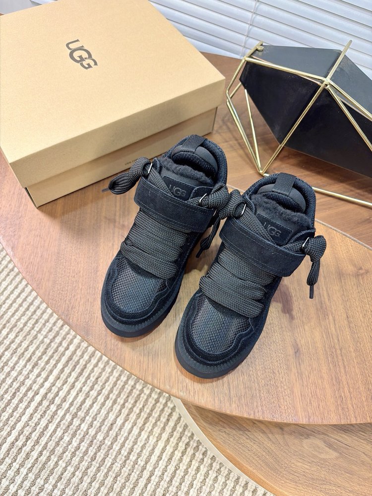 Ugg 메르 굽 하이탑 울 캐주얼 신발 001-286538