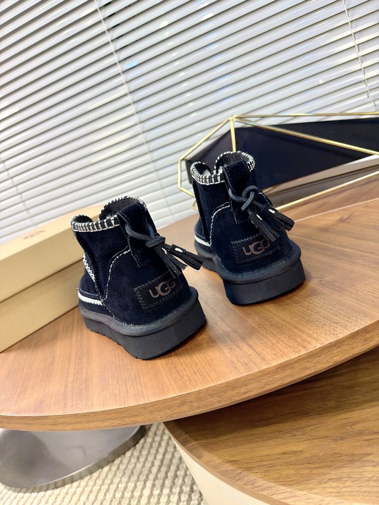 UGG 자수 민속풍 프린지 스노우부츠 001-286541