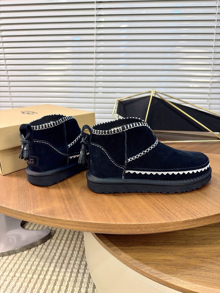 UGG 자수 민속풍 프린지 스노우부츠 001-286541