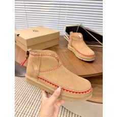 UGG 자수 민속풍 프린지 스노우부츠 001-286542