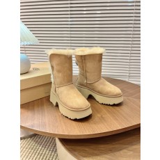 UGG 털 슬리퍼 힐 부츠 001-286548