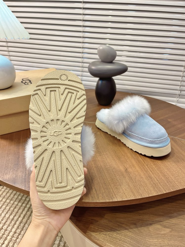 UGG 티츠쿠트 여성 레저 퍼 슬리퍼 001-286550