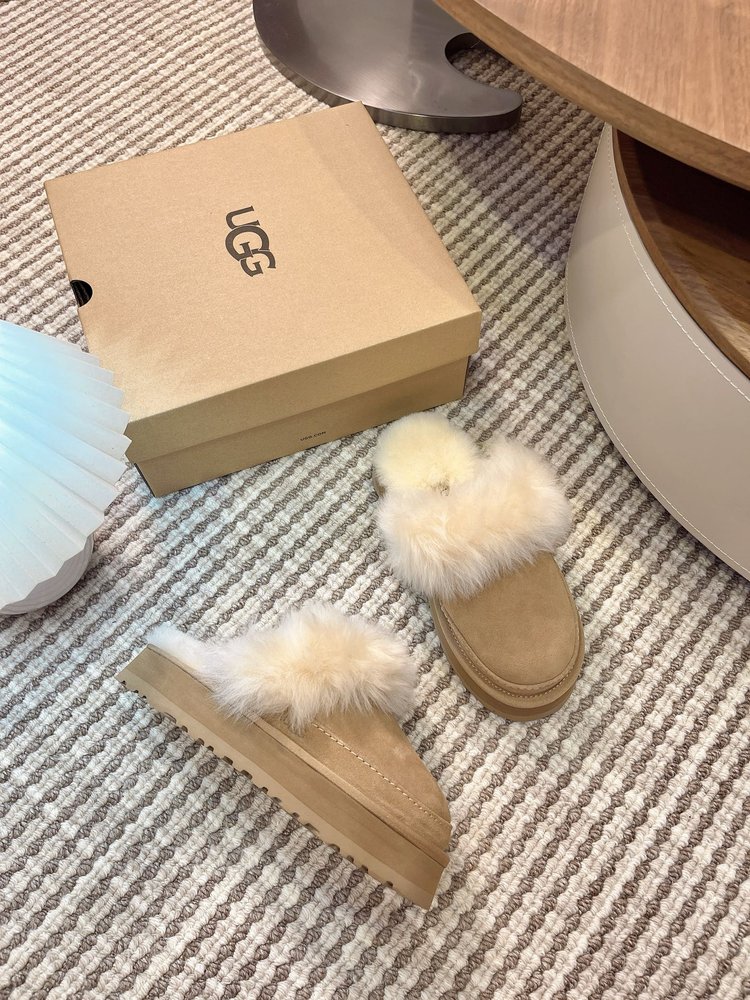 UGG 티츠쿠트 여성 털 슬리퍼 001-286563