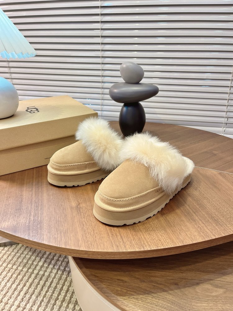 UGG 티츠쿠트 여성 털 슬리퍼 001-286563
