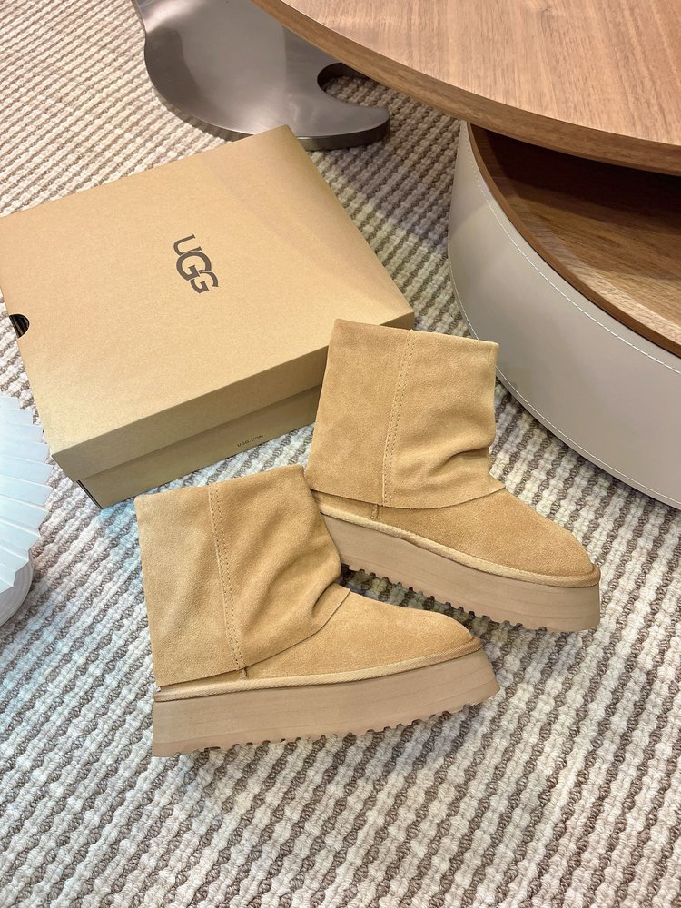 UGG 닝이줘 동상 두꺼운 바닥 스노우부츠 001-286569