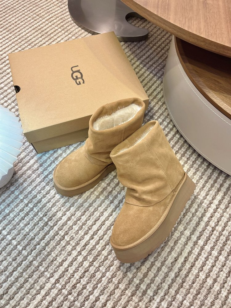 UGG 닝이줘 동상 두꺼운 바닥 스노우부츠 001-286569