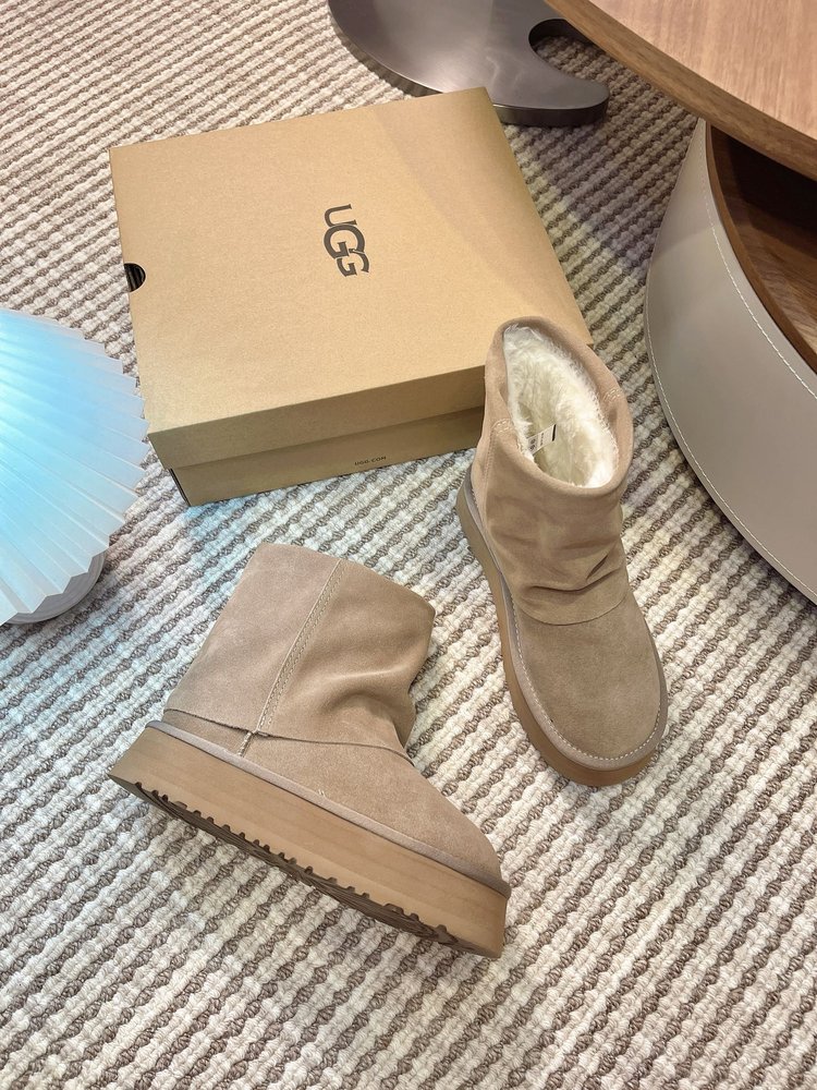 UGG 두꺼운 밑창 스노우 부츠 001-286571