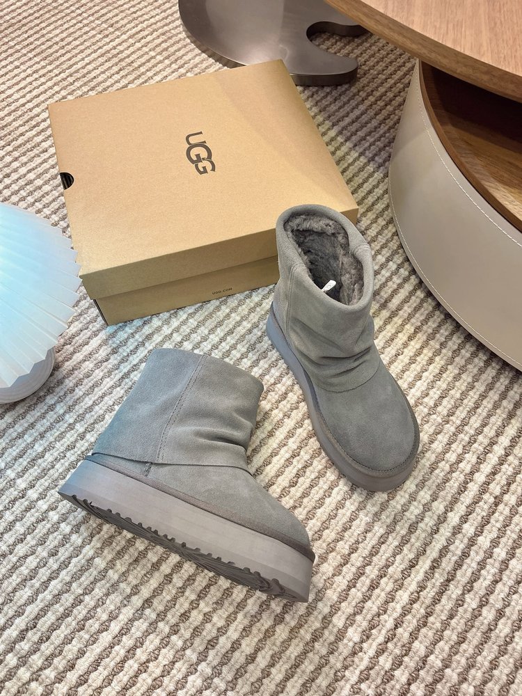 닝이줘 동일 UGG 두꺼운 밑창 스노우 부츠 001-286572