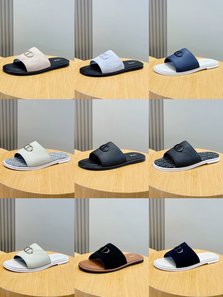 디올 Alias 남성 소가죽 슬리퍼 001-286656