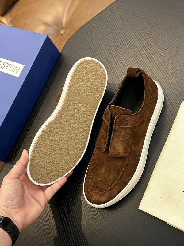 J.M. Weston 클래식 남성 레이스업 캐주얼 운동 001-286724