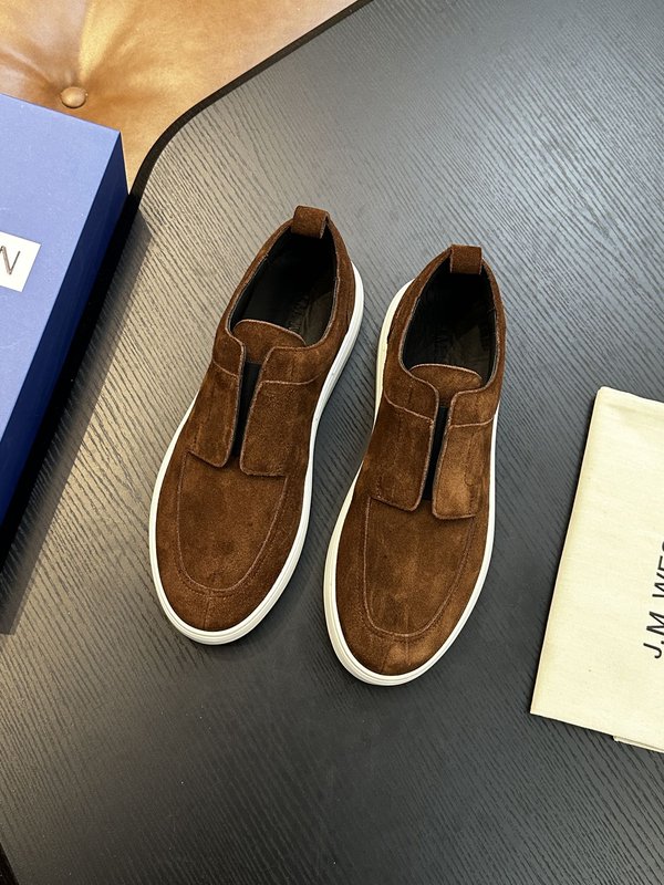 J.M. Weston 클래식 남성 레이스업 캐주얼 운동 001-286724