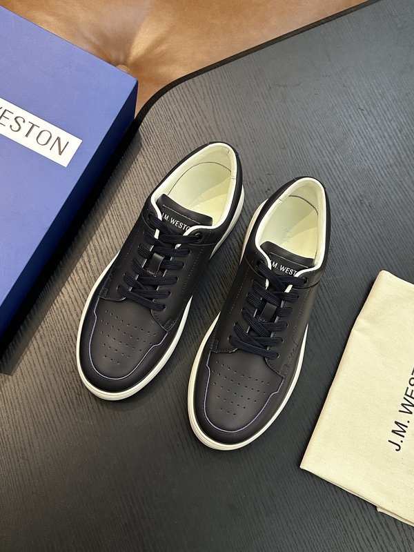 J.M.Weston 남성용 레이스업 캐주얼 운동화 001-286731