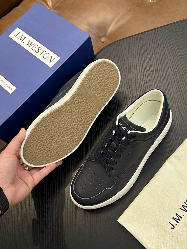 J.M.Weston 남성용 레이스업 캐주얼 운동화 001-286731