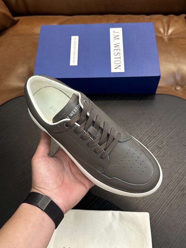 J.M. Weston 남성 레이스업 캐주얼 스니커즈 001-286733