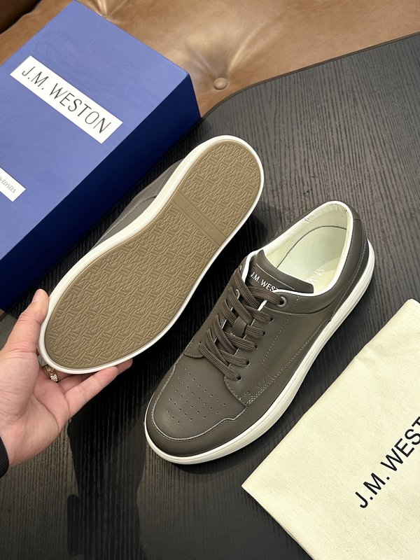 J.M. Weston 남성 레이스업 캐주얼 스니커즈 001-286733