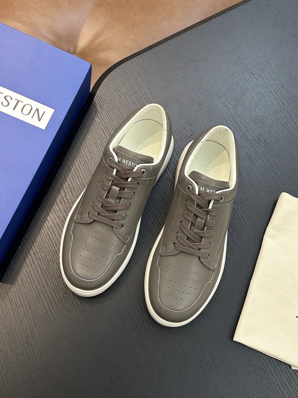 J.M. Weston 남성 레이스업 캐주얼 스니커즈 001-286733
