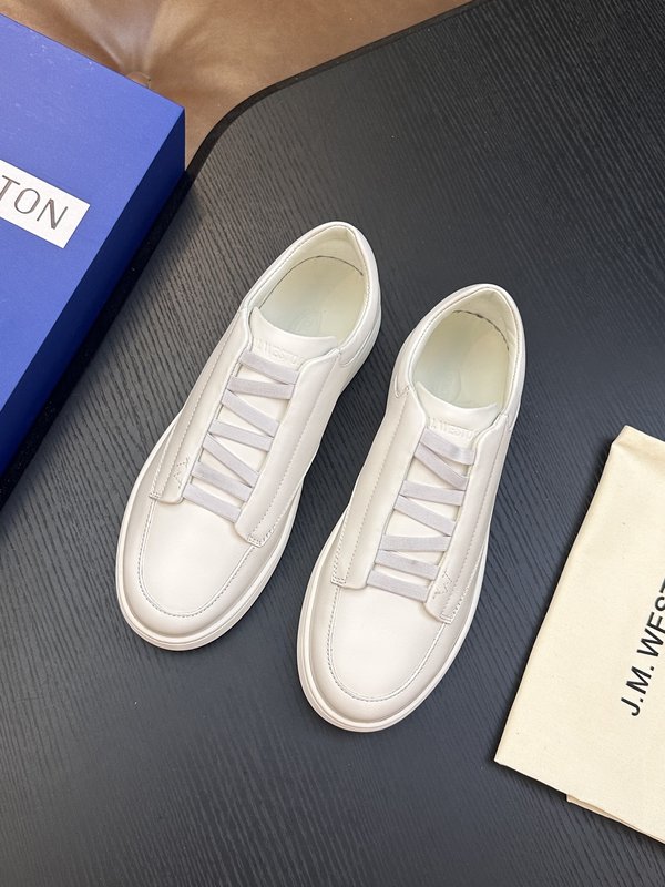 J.M. Weston 클래식 남성 레이스업 운동화 001-286740