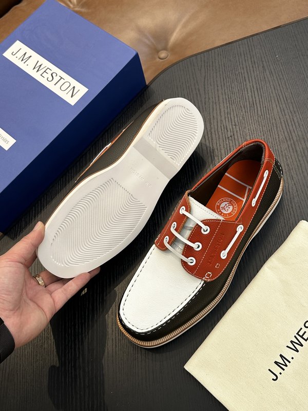 J.M.Weston 클래식 레이스업 스니커즈 001-286753