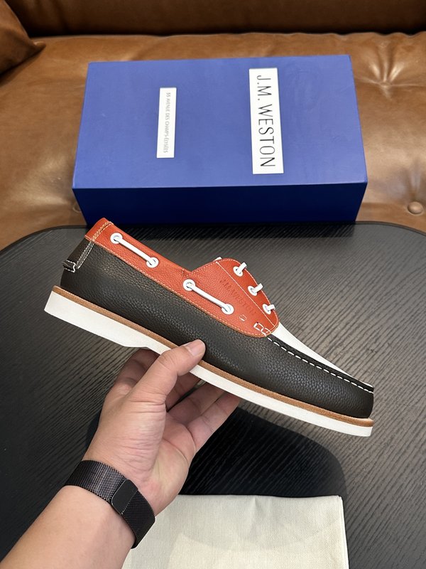 J.M.Weston 클래식 레이스업 스니커즈 001-286753