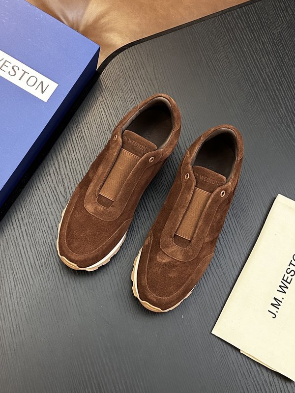 JM Weston 클래식 남성 캐주얼 운동화 001-286755