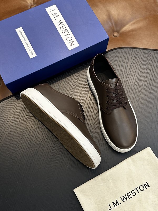 J.M.Weston 클래식 남성 레이스업 운동화 001-286808