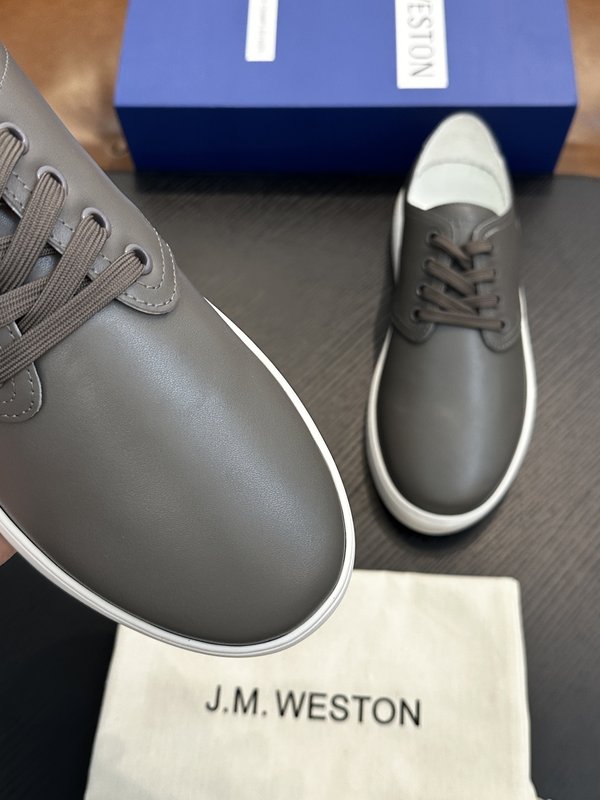 J.M.Weston 클래식 남성 레이스업 캐주얼 운동화 001-286809