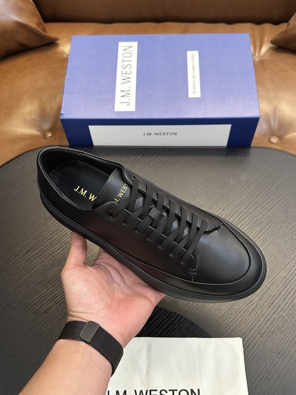 J.M. Weston 클래식 남성 레이스업 운동화 001-286838