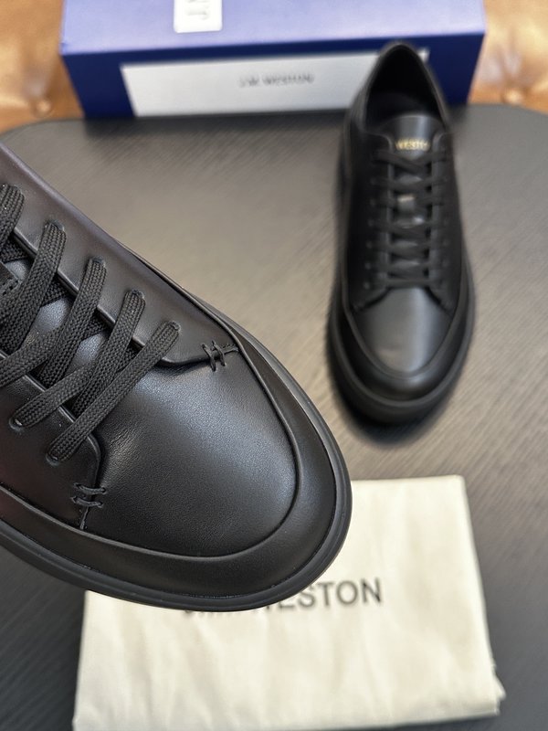 J.M. Weston 클래식 남성 레이스업 운동화 001-286838